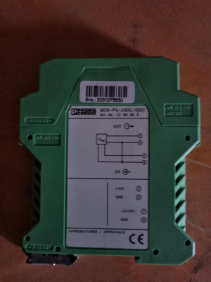 ПРЕОБРАЗОВАТЕЛЬ MCR-PS-24DC10DC SNO85030257